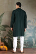 Load image into Gallery viewer, Traditional Green Kurta with Dupatta for Mens Wear Clothsvilla