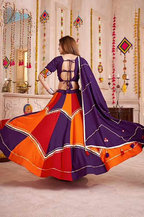Gorgeous Multi Color Chaniya Choli Speical for Garba Clothsvilla