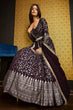Load image into Gallery viewer, Stunning Purple Anarkali Long Gown with Lace Belt ClothsVilla.com