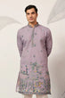 Load image into Gallery viewer, Traditional Purple Wedding Kurta for Mens Wear Clothsvilla
