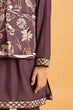 Load image into Gallery viewer, Graceful Purple Koti Kurta Set for Kids Wear Clothsvilla