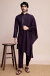 Load image into Gallery viewer, Purple Viscose Designer Kurta with Pant &amp; Dupatta Clothsvilla