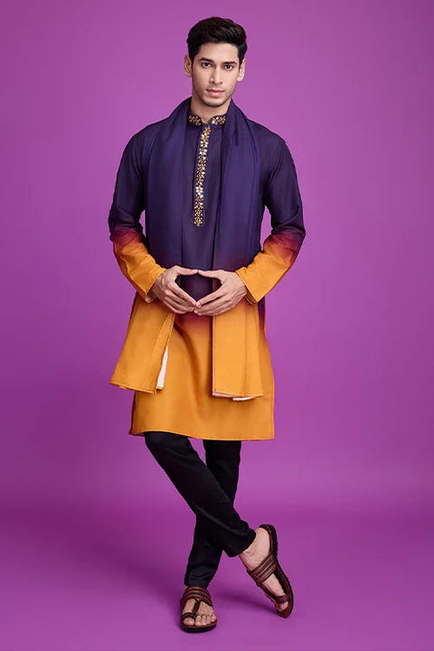 Printed Men's Kurta Collection for Navratri Garba Festival Clothsvilla Main image