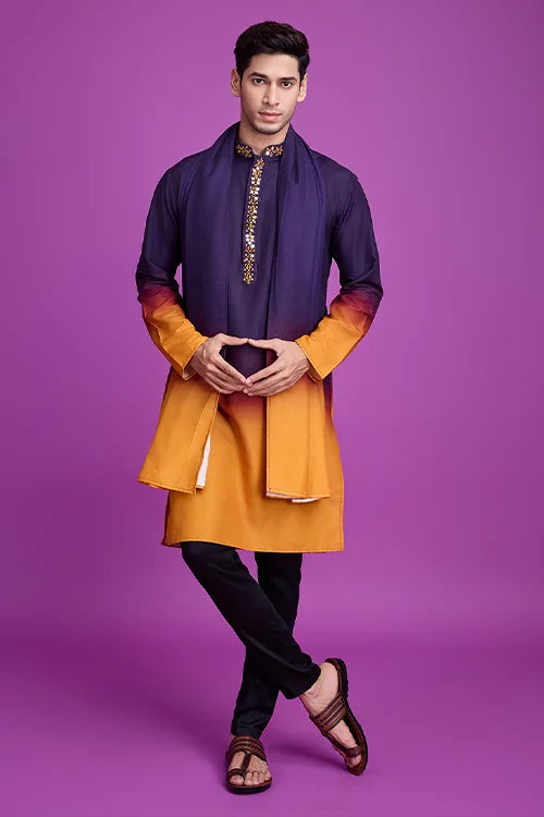 Printed Men's Kurta Collection for Navratri Garba Festival Clothsvilla Main image