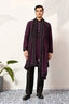 Purple Wedding Special Kurta with Dupatta for Mens Wear Clothsvilla