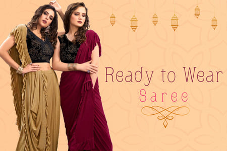 Indowestern Ready to wear Lehenga Saree – 24th Spoke