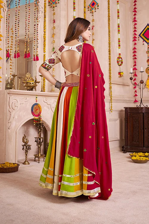 Colorful Traditional Chaniya Choli for Navratri Nights Clothsvilla