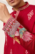 Load image into Gallery viewer, Unique Style Red Color Embroidered Kurta for Mens Wear Clothsvilla