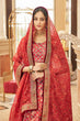 Load image into Gallery viewer, Red Thread With Sequins Embroidery Work Lehenga Choli With Dupatta Clothsvilla