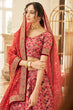 Load image into Gallery viewer, Red Thread With Sequins Embroidery Work Lehenga Choli With Dupatta Clothsvilla