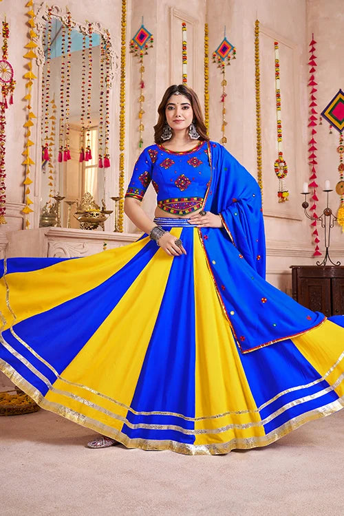 Navratri Function Multi Color Fancy Chaniya Choli Clothsvilla