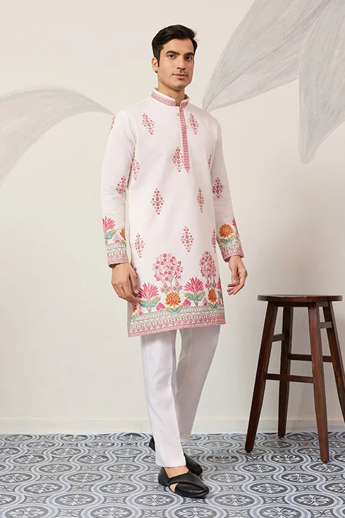 Royal Prince White Kurta Outfit for Mens Wear Collection Clothsvilla