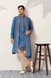 Load image into Gallery viewer, Wedding Royal Look Blue Kurta with Dupatta for Mens Wear Clothsvilla