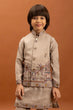Load image into Gallery viewer, Designer Beige Koti Kurta Set for Kids 6-12 Year Clothsvilla