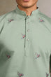 Load image into Gallery viewer, Embroidered Pista Green Wedding Kurta for Mens Clothsvilla