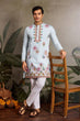 Load image into Gallery viewer, Elegant Look Indian Festive Sky Blue Kurta for Men Clothsvilla