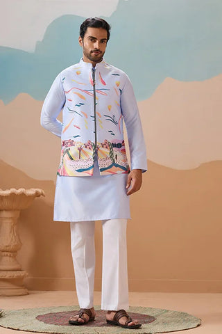Sky Exclusive Wedding Wear Koti Kurta Pair with Mens Wear Clothsvilla