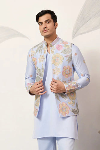 Luxury Carnival Function Special Mens Wear Koti Kurta Set Clothsvilla