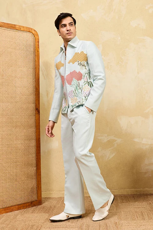 Premium Sky Bomber Jacket and Pant Combo for Mens Wear Clothsvilla