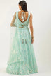 Load image into Gallery viewer, Bollywood Style Blue Lehenga Choli with Thread Embroidery Clothsvilla
