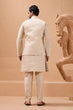 Load image into Gallery viewer, Tendy Beige Wedding Special Koti Kurta Set for Mens Wear Clothsvilla