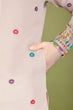 Load image into Gallery viewer, Ivory Viscose Silk Men's Kurta with Thread Work Clothsvilla