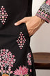 Load image into Gallery viewer, Ethnic Speical Classic Black Embroidered Kurta for Mens Clothsvilla