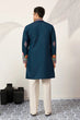 Load image into Gallery viewer, Indian Wedding Style Exclusive Teal Blue Kurta for Mens Clothsvilla