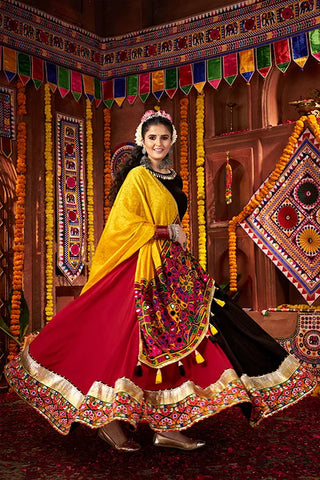 Traditional Navratri Mirror Chaniya Choli for Women Clothsvilla