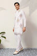 Load image into Gallery viewer, Elegant Wedding Special White Koti Kurta Pajama Set Clothsvilla