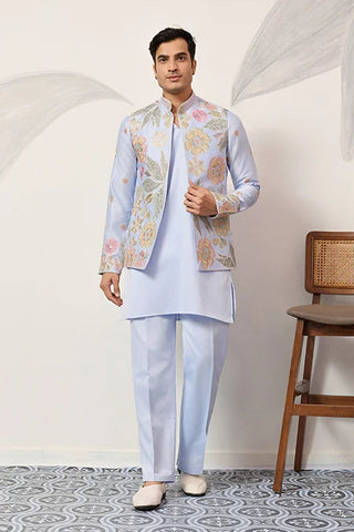 Luxury Carnival Function Special Mens Wear Koti Kurta Set Clothsvilla