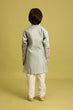 Load image into Gallery viewer, Trendy Pista Color Vantara Designer Kids Kurta Set Clothsvilla