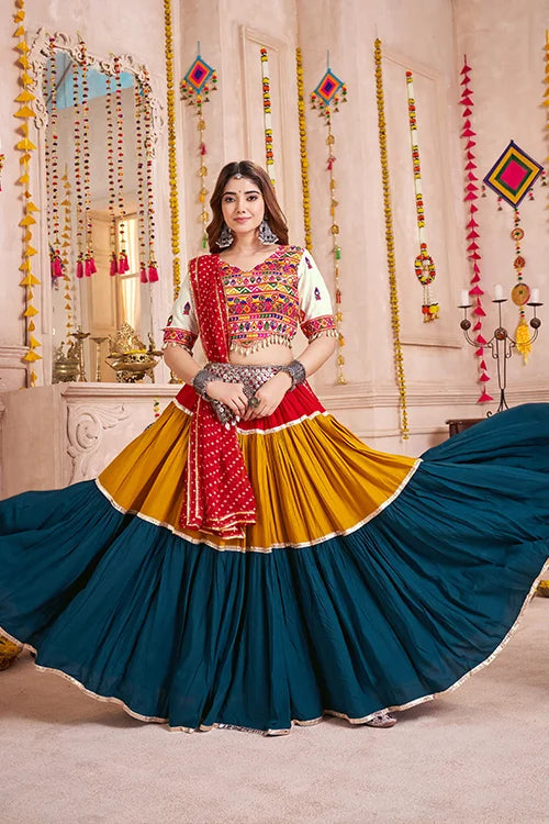 Classic Multi Color Chaniya Choli for Navratri Special Clothsvilla