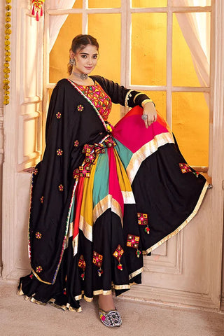 Traditional Multi Color Navratri Special Chaniya Choli Clothsvilla
