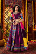 Load image into Gallery viewer, Traditional Purple Ghagra Choli for Garba Look Clothsvilla