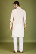 Load image into Gallery viewer, White Color Heavy Embroidered with Cotton Mens Wear Kurta Clothsvilla