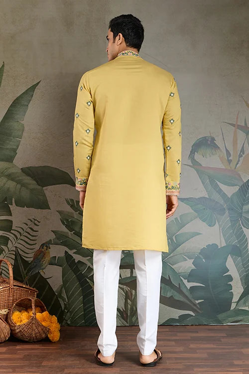 Haldi Special Trending Kurta Design for Men Clothsvilla
