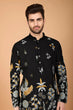 Load image into Gallery viewer, Black Designer Viscose Rayon Men's Kurta Online Clothsvilla