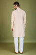 Load image into Gallery viewer, Designer Ivory Viscose Rayon Kurta for Men Online Clothsvilla