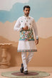 Load image into Gallery viewer, Vantara Style Premium White Mens Wear Koti Kurta Collection Clothsvilla