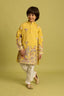Vantara Style Yellow Kids Kurta Pajama Outfit Clothsvilla