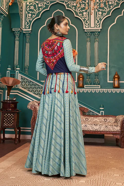 Fancy Jacket Style Navratri Special Chaniya Choli Collection Clothsvilla