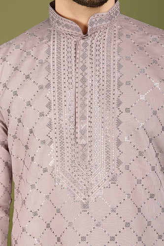 Designer Ivory Silk Kurta for Men – Elegant Festive Wear Clothsvilla