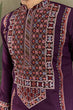 Load image into Gallery viewer, Engagement Special Purple Viscose Silk Outfit Kurta for Men Clothsvilla