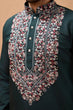 Load image into Gallery viewer, Perfect Green Festival Special Kurta with Dupatta for Mens Clothsvilla