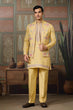 Load image into Gallery viewer, Trending Yellow Haldi Ceremony Koti Kurta for Men Clothsvilla