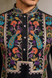 Load image into Gallery viewer, Designer Black Embroidered Mens Kurta for Wedding Clothsvilla