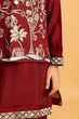 Load image into Gallery viewer, Kids Wedding Special Maroon Koti Kurta Set Outfit Clothsvilla