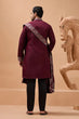 Load image into Gallery viewer, Latest Signature Maroon Kurta and Dupatta for Mens Wear Clothsvilla