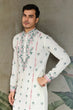 Load image into Gallery viewer, Wedding Special White Embroidered Silk Kurta Clothsvilla